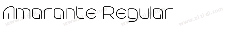 Amarante Regular字体转换 Amarante Regular字体转换